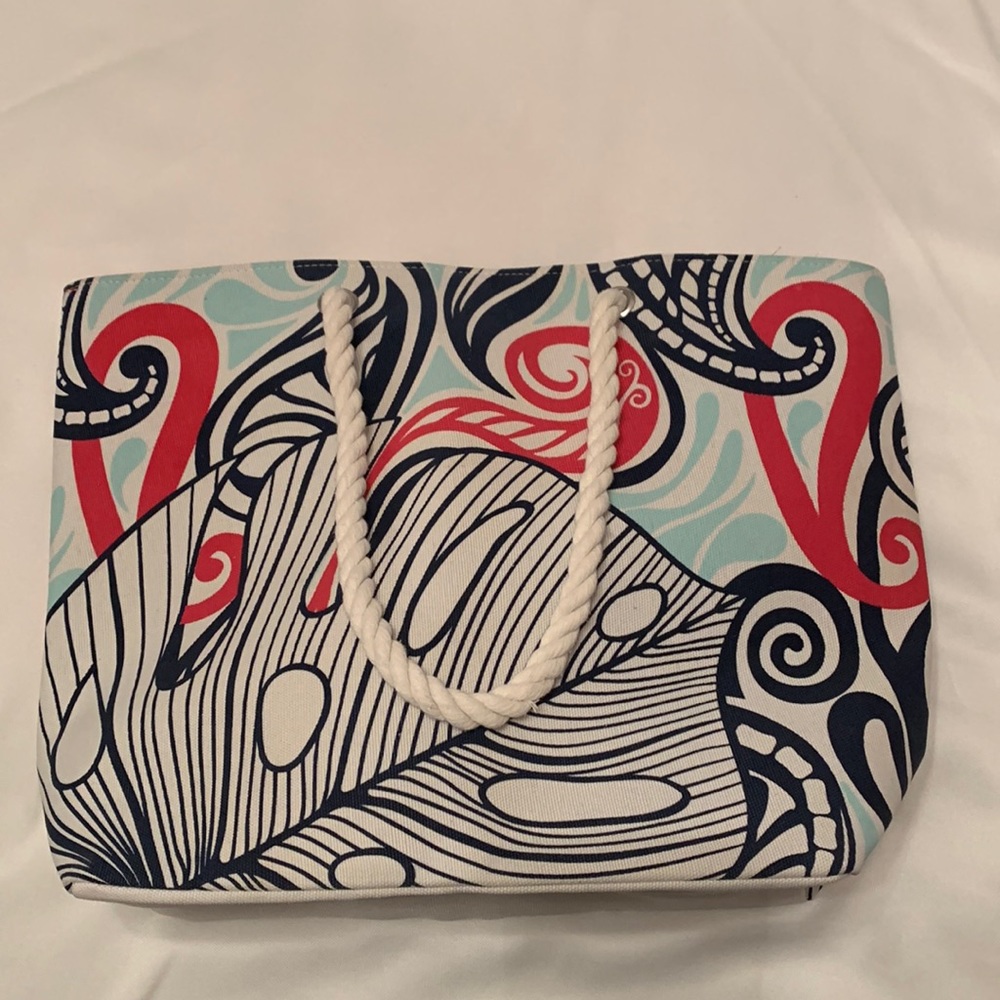 Chaby International Fashion Beach Tote, Cabo Print, NWT